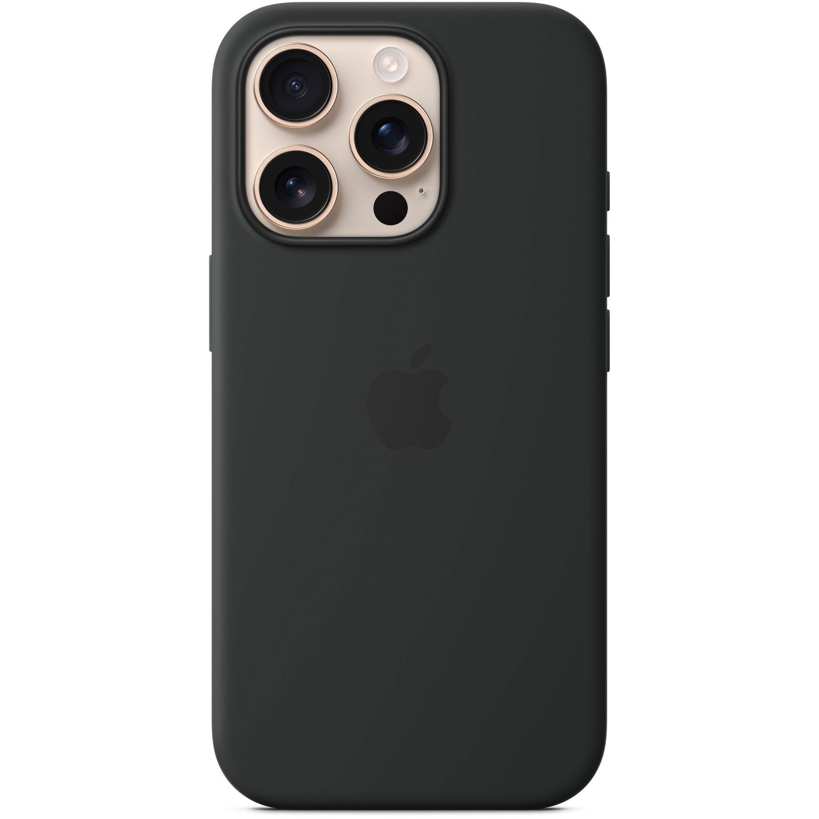 Apple iPhone 16 Pro MagSafe fekete szilikon tok (MYYJ3ZM/A)