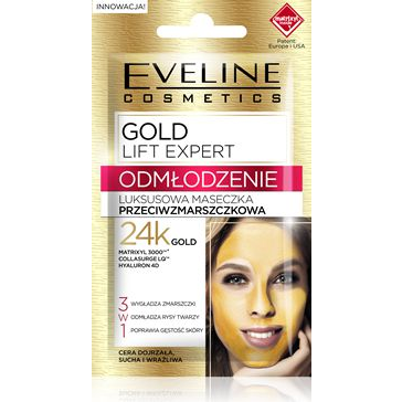 EVELINE Cosmetics Gold Lift Expert Anti Wrinkle Mask 7 ml