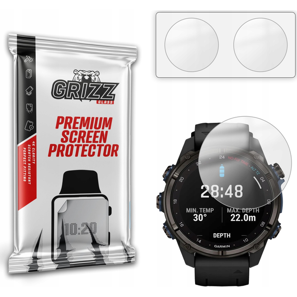 Folia matowa GrizzGlass PaperScreen do Garmin Descent Mk3 43mm