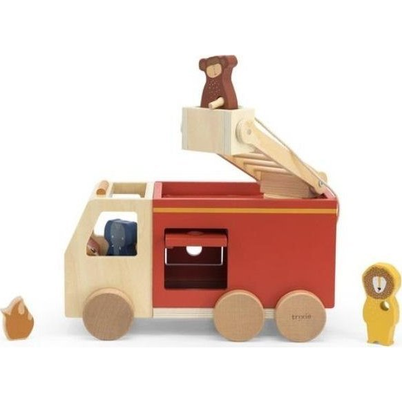 Camión De Bomberos De Madera