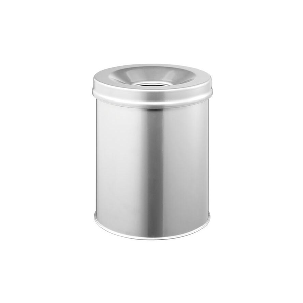 Durable SAFE rund 15 330523 Papírkosár 15 l (Ø x Ma) 260 mm x 357 mm Acél Ezüst 1 db