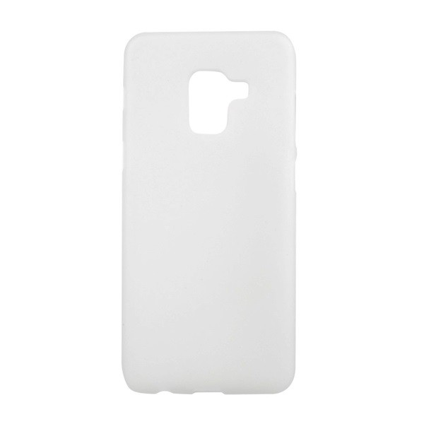 Szilikon telefonvédő (matt) FEHÉR [Samsung Galaxy A8 Plus (2018) SM-A730F] (5996457745104)