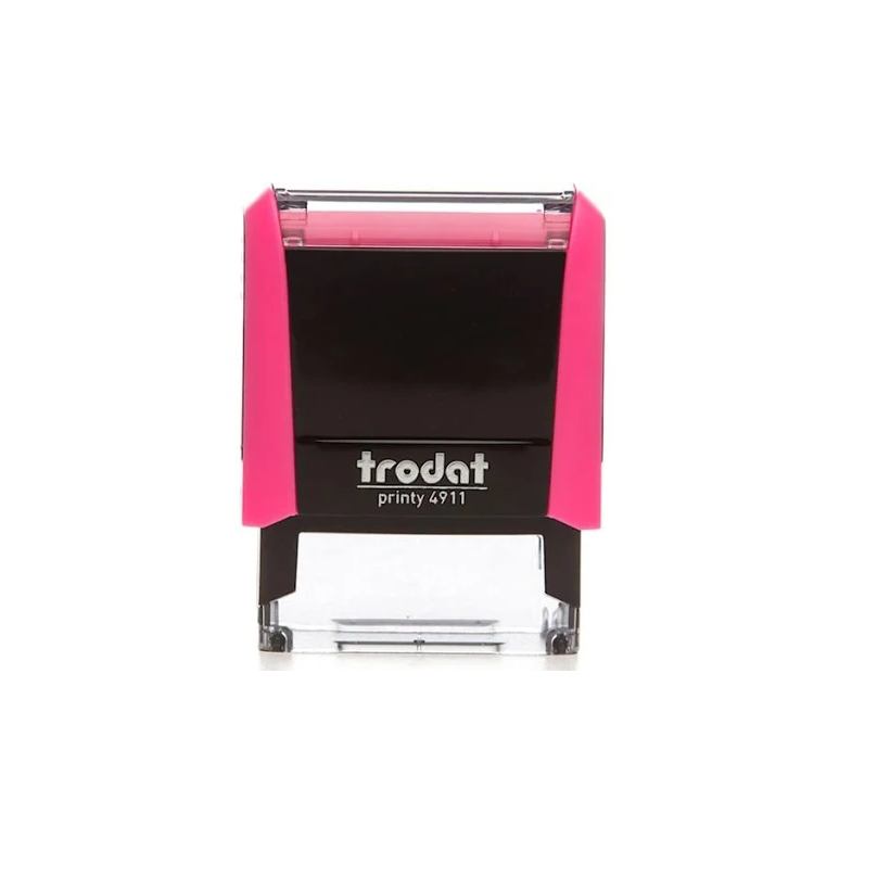 Trodat 4911 Printy 4.0 bélyegző - Neon pink (4911/NEONP)