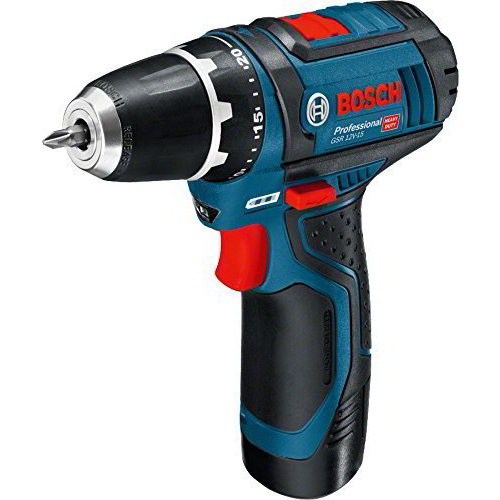 Bosch GSR 10,8-2-LI Professional Без ключ Черен, Син, Червен
