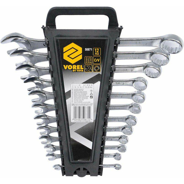 Očkoploché klíče 6-22mm 12 ks Vorel 50871