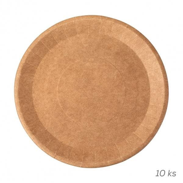Orion NATURE lapos papírtányér 22,5 cm átmérő, 10 db (128406)