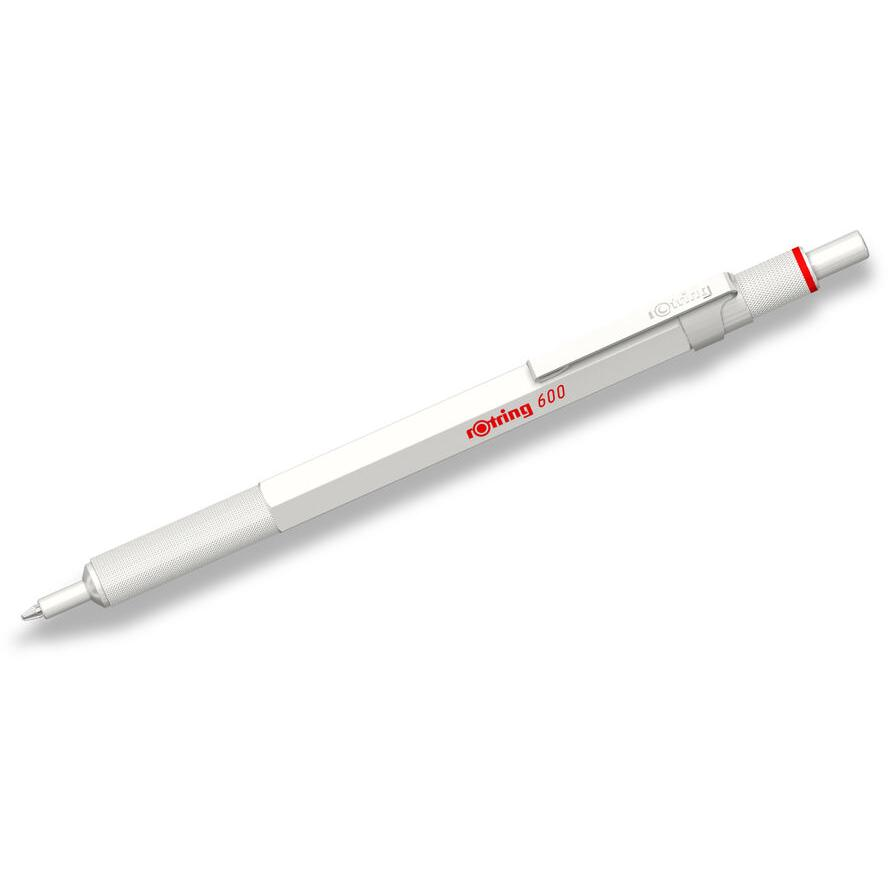 Rotring 600 Nyomógombos golyóstoll - 1mm / Fehér (2183890)
