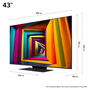 43" LG UHD UT91 4K Smart TV 2024