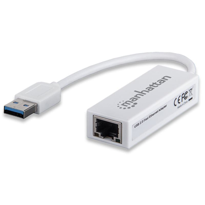 Manhattan USB 2.0 Ethernet adapter átalakító (506731) (506731)