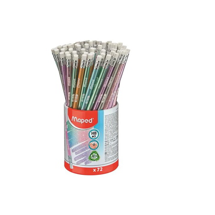 Maped Black'Peps Glitter Deco grafitceruza készlet (72 db / csomag) (851805)