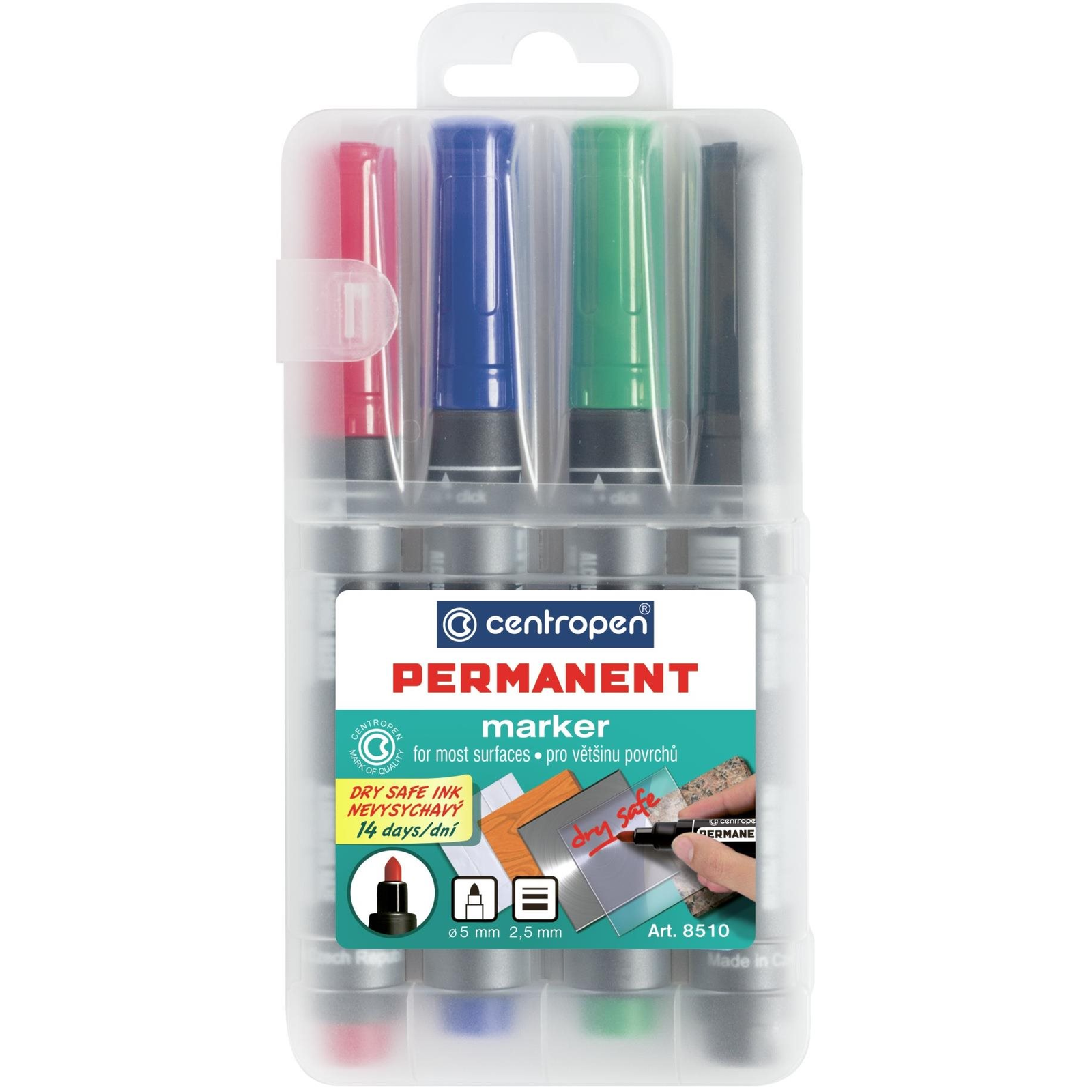 CENTROPEN 8510 - tartós, nem száradó, 4db (8595013617137)