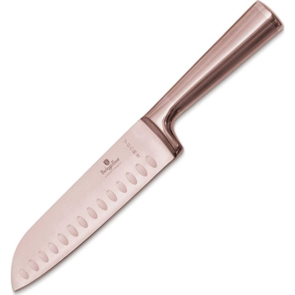 BerlingerHaus BH/2935 Taupe Collection Santoku Kés - 17,5 cm, Rozsdamentes Acél, Matt Taupe (BH-2935)