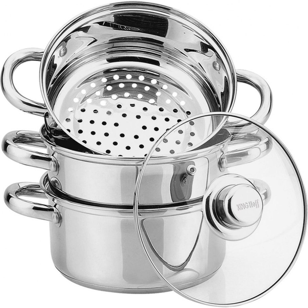 LONCI ZA KUHANJE NA SOPI 2,5L 18CM 4 ELEMENT. KiNGHOFF KH-3316