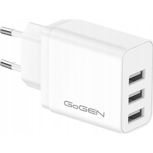 Hálózati töltő adapter 3x USB-A 15,5W 3,1A GoGEN ACH301W