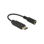 USB ADAPTÉR TYPE-C(M)->AUDIO MINIJACK(F) 14CM DELOCK