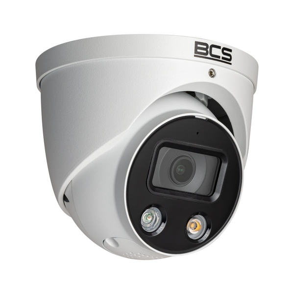 BCS BCS-L-EIP55FCR3L3-Ai1(3) 5MP IP Kupola Kamera NightColor Technológiával és IP67 Házban