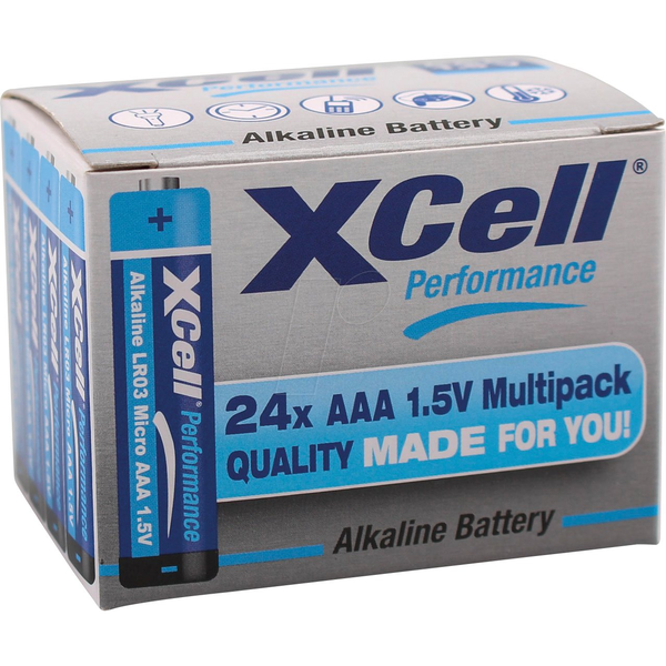 XCell Mikroelem Alkáli mangán 1.5 V 24 db