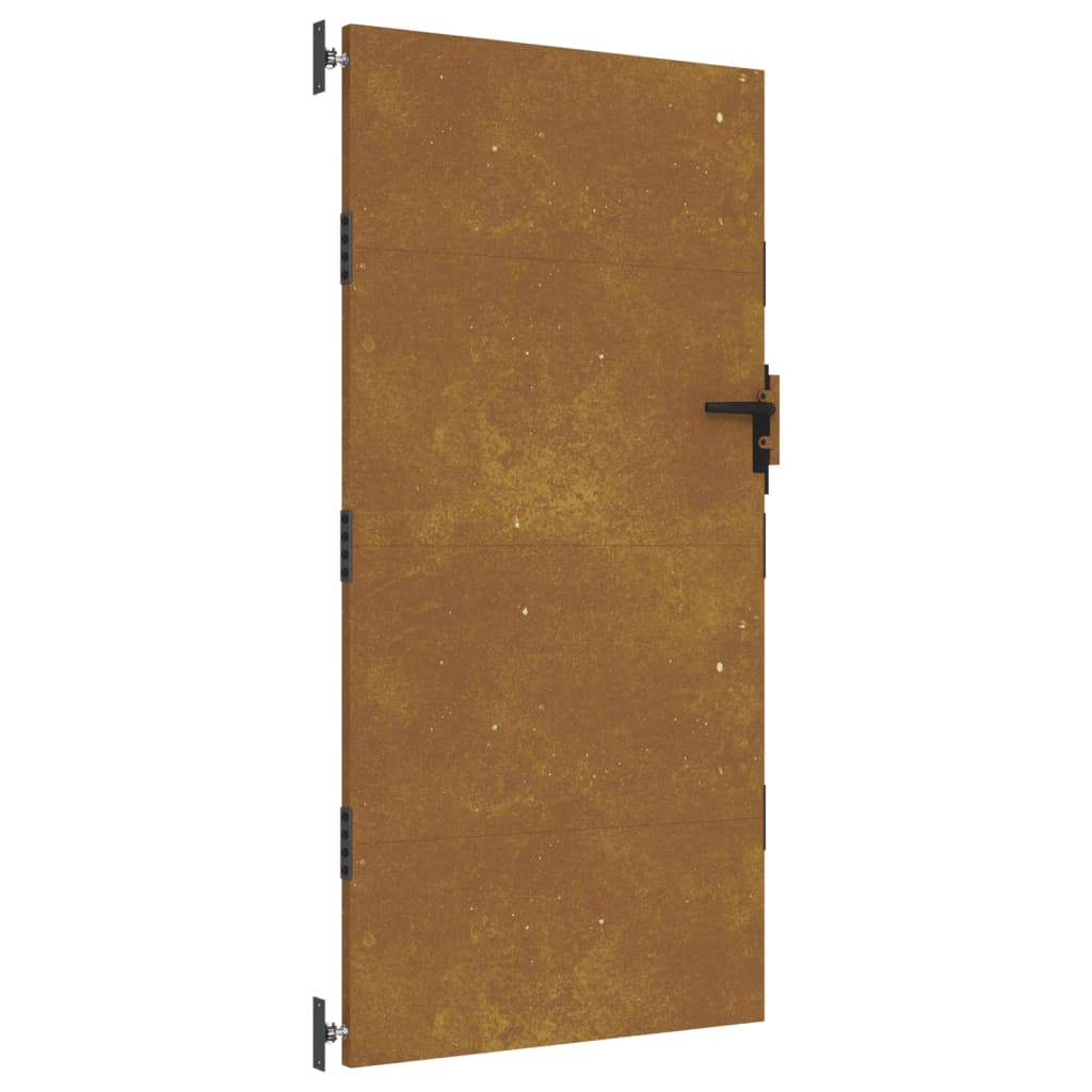 corten acél kerti kapu 85 x 200 cm (153261)