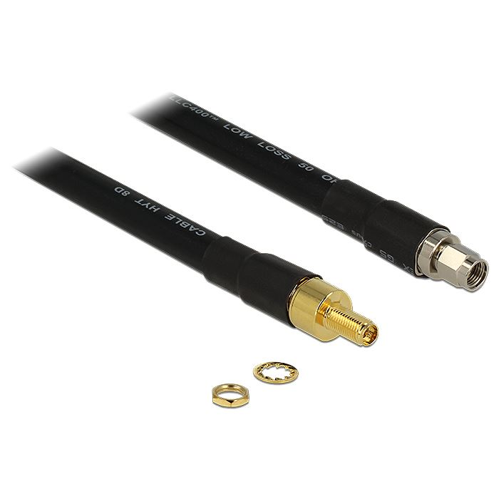 Delock RP-SMA -> RP-SMA jack dugó 2m (13014) (d13014)