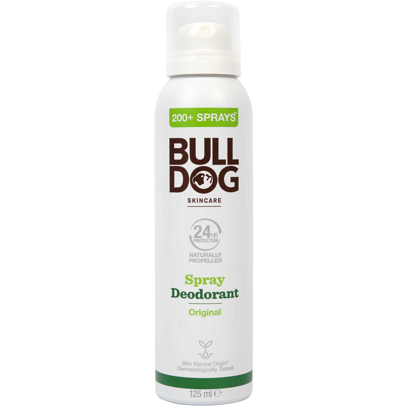 BULLDOG Original Spray Deodorant 125 ml (5060896575490)