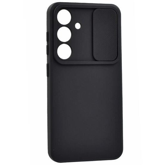 Gigapack Samsung Galaxy S24 5G (SM-S921) kameravédős szilikon tok matt fekete (GP-153830) (GP-153830)