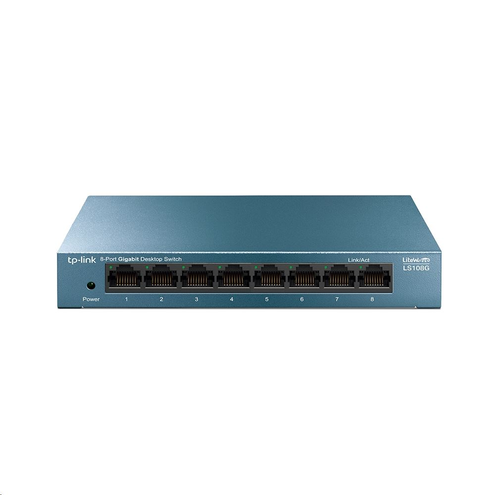 TP-Link LS108G Nespravované Gigabit Ethernet (10/100/1000) Modrá (LS108G)