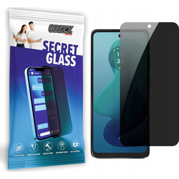  GrizzGlass Szkło prywatyzujące GrizzGlass SecretGlass do Motorola Moto G 2024