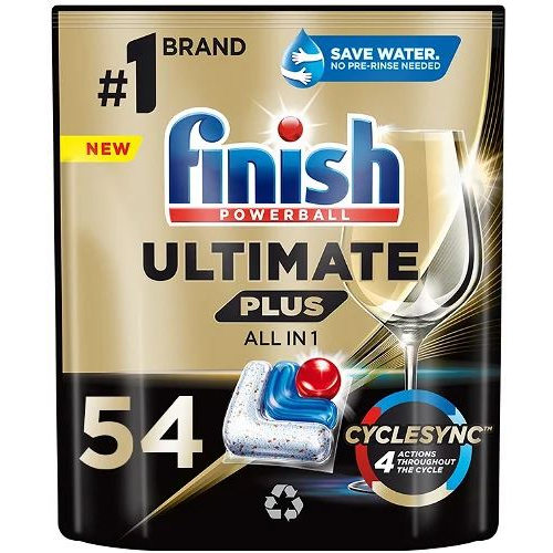 FINISH Ultimate Plus All in 1 kapsule do umývačky riadu 54 ks (5999109582454)