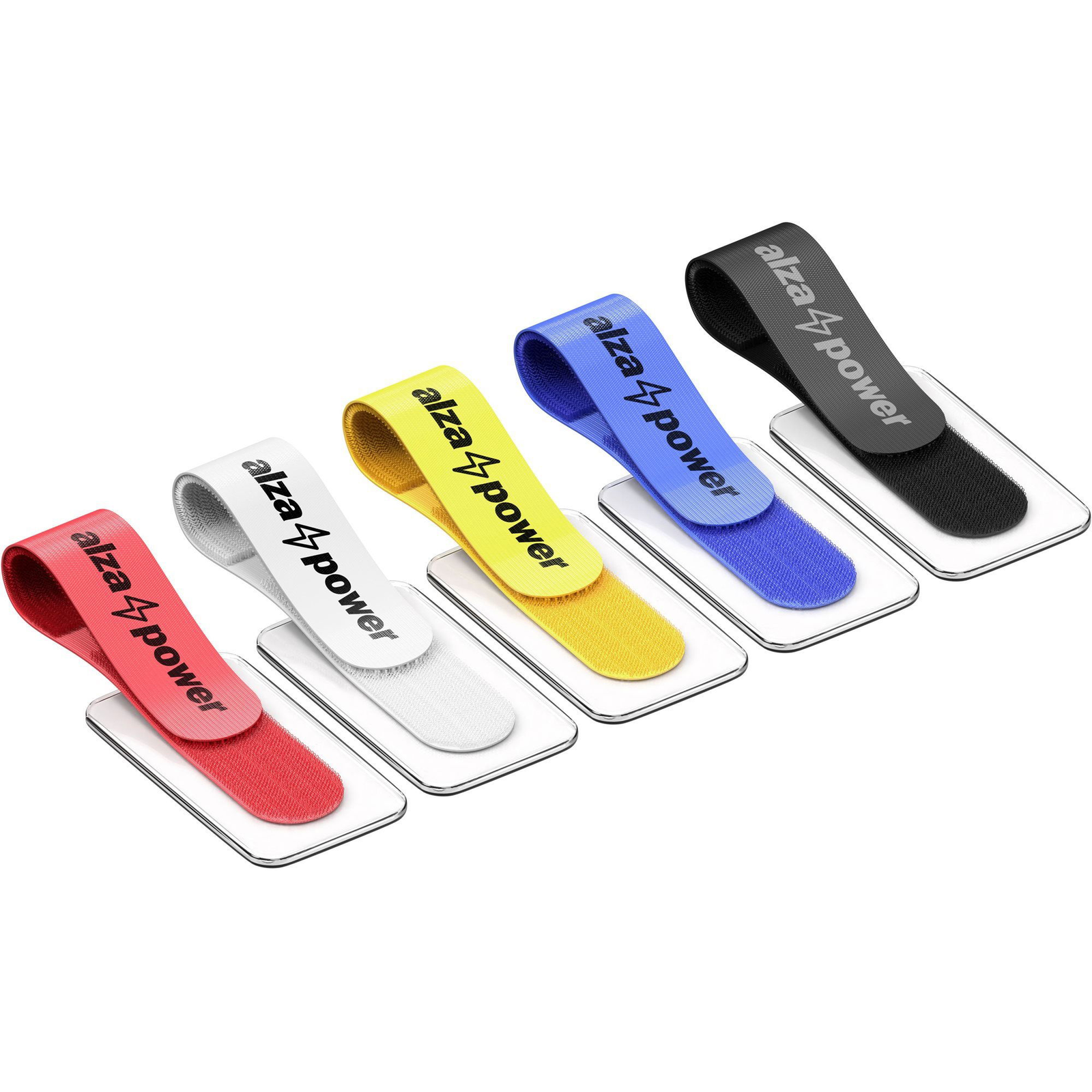 AlzaPower VelcroStrap+ with Tag 10 db mix (APW-COGMT10MIX)