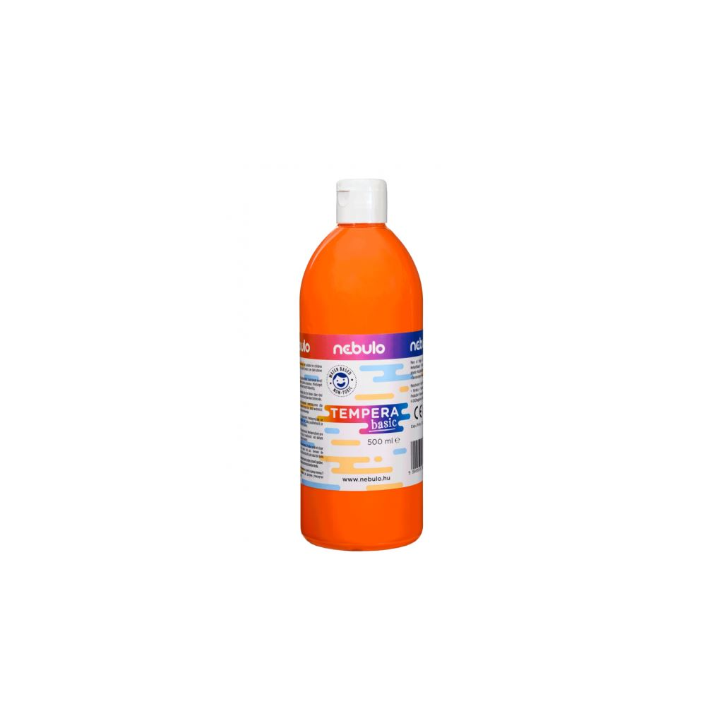 Nebulo folyékony állagú temperafesték 500ml narancssárga (NTF-500-NS) (NTF-500-NS)