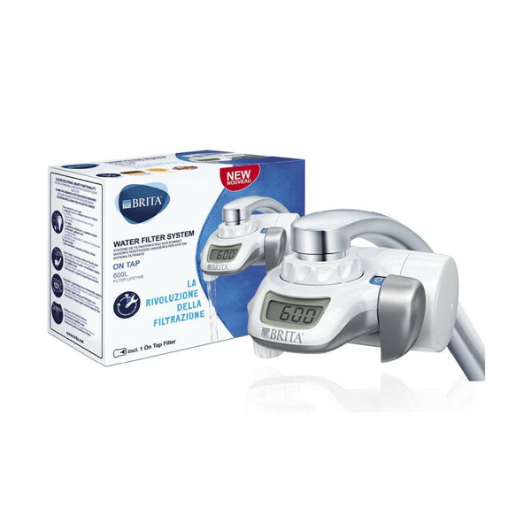 Brita 1.2023.0413 vodní filtr Filtr na vodovodní kohoutek 600 l Stříbrná, Bílá