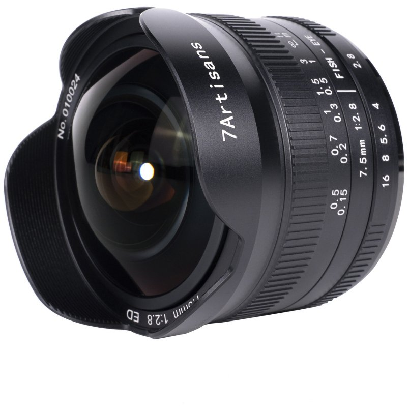 7Artisans 7.5mm f/2.8 Mark II APS-C (Sony E) (A301B-II)