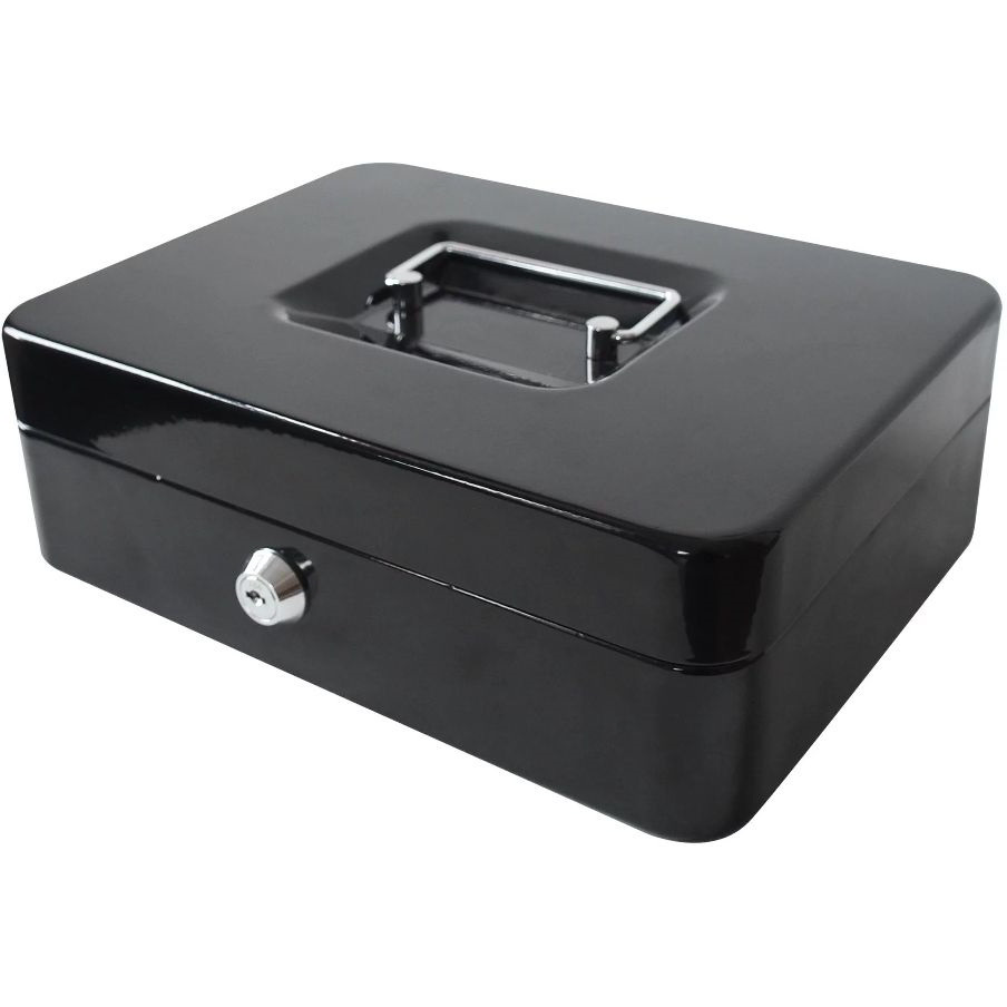 Iris ICB25 Kulcsos Pénzkazetta 9 x 25 x 18 cm - Fekete (ICB25)