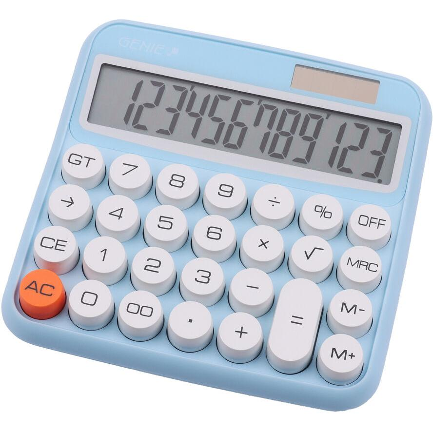 Genie 612B Számológép - Kék (12777)