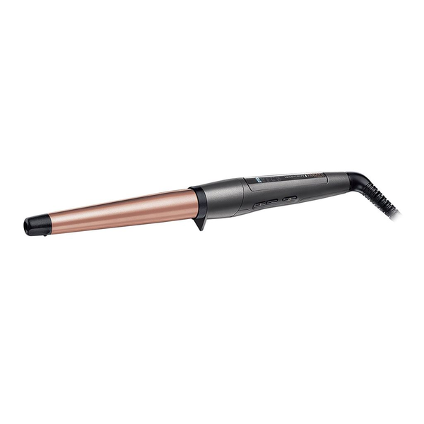 Маша за коса Remington Keratin Protect CI83V6, Керамична повърхност с кератин и бадемово масло, 210°C, 19-28 мм, Сив/Меден