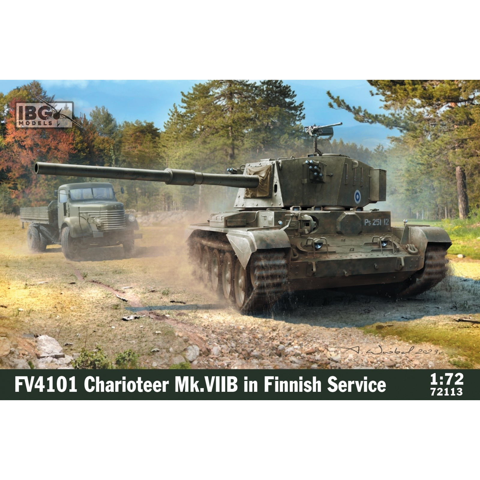 IBG Models FV4101 Charioteer Mk VIIB Tank műanyag makett 1:72 (72113)