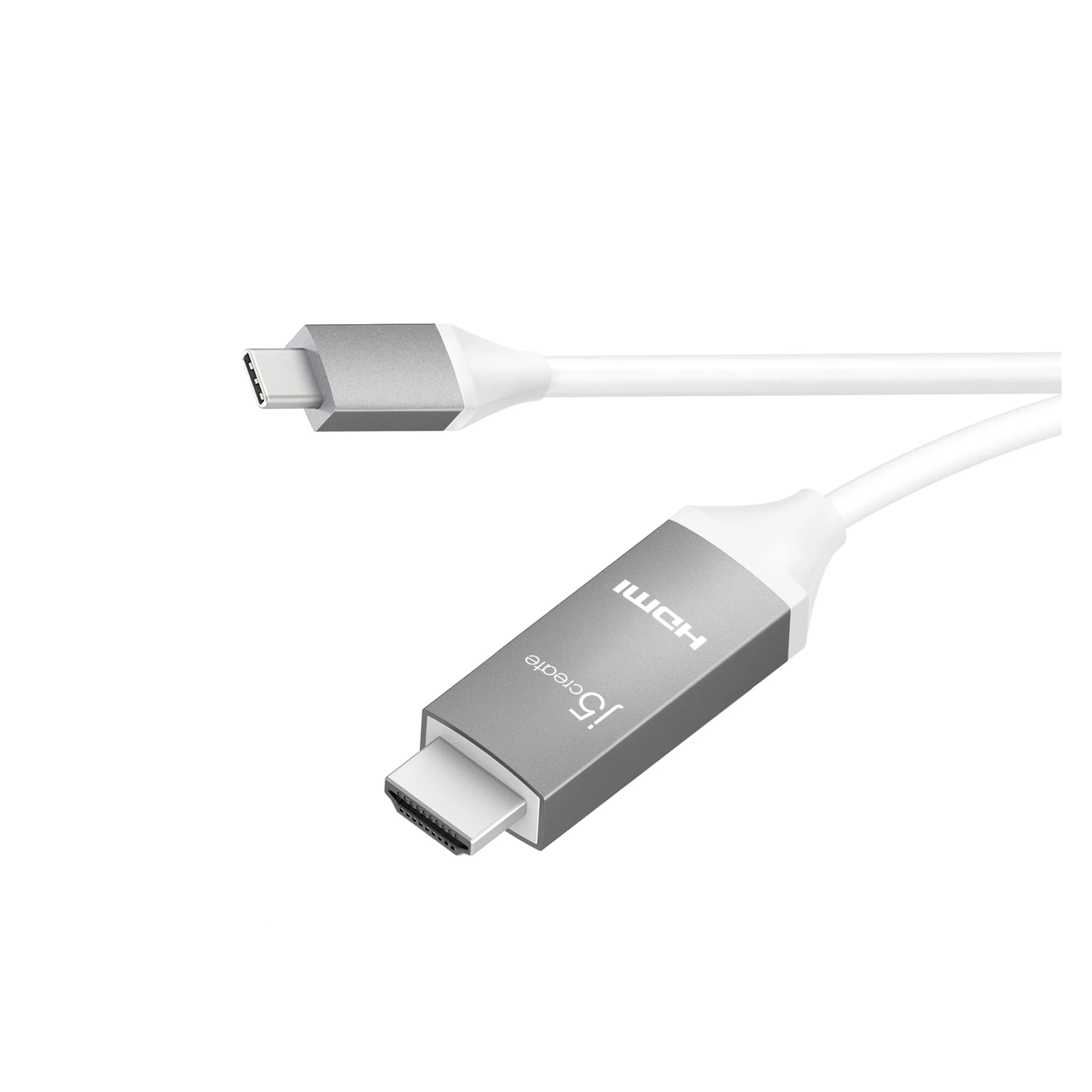 j5create JCC153G HDMI kábel 1,5 m HDMI Type C (Mini) Typ HDMI (štandard) Šedá, Biela (JCC153G-N)