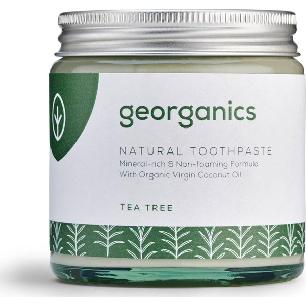 Georganics Georganics, Mineralna pasta do zębów w słoiku Tea Tree, 60ml