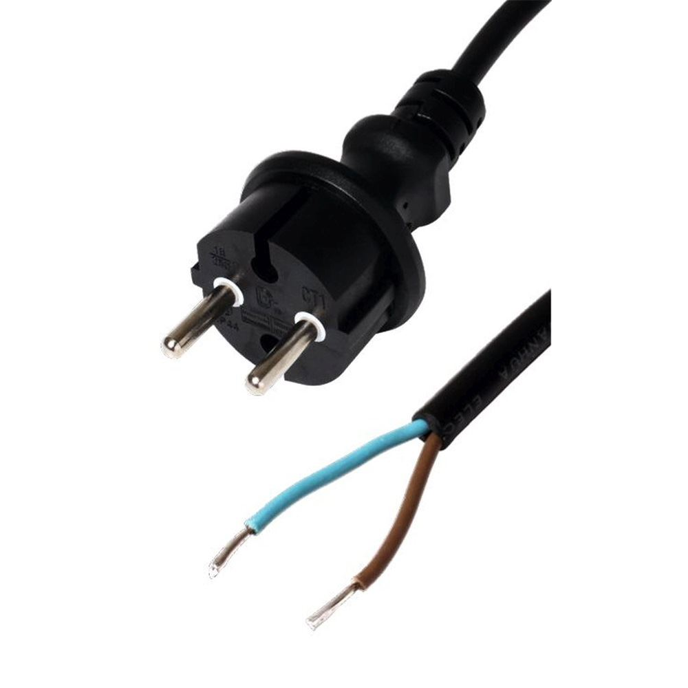 Somogyi hálózati csatlakozókábel 5m fekete (N 10-5/1,0) (N 10-5/1,0)