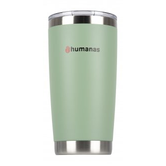 Aptel Kubek termiczny Humanas Fluo 600 ml - zielony