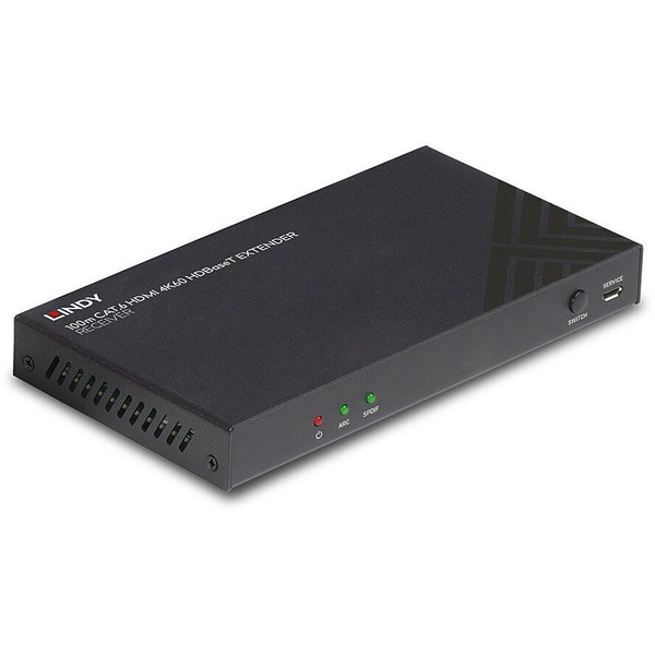 Lindy 38342 audio/video extender AV-receiver Zwart