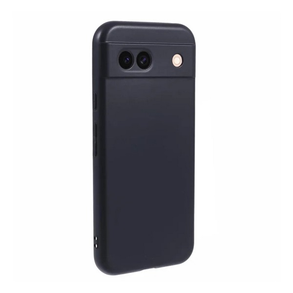 Szilikon telefonvédő (matt) FEKETE Google Pixel 8a "Gigapack csomagolás" (GP-157232)