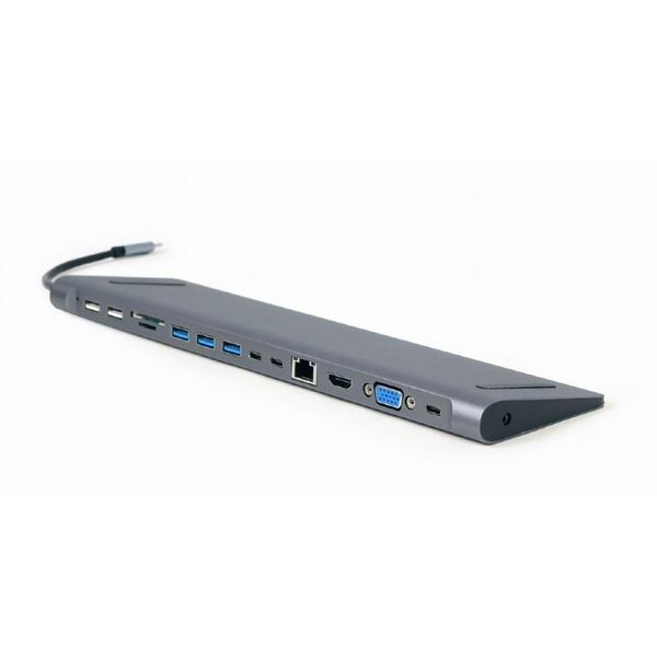 Gembird Multi Port Adapter USB Type C 9in1 USB hub (A-CM-COMBO9-01)