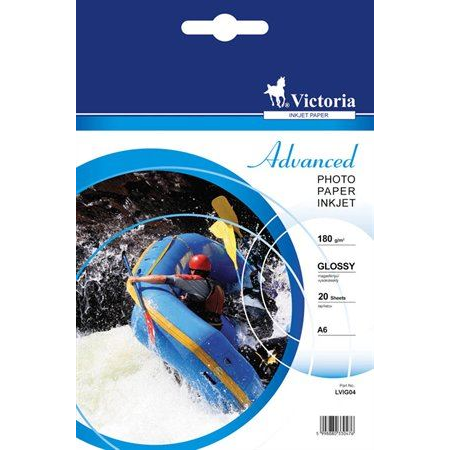 Victoria Fotópapír "Advanced" tintasugaras 10x15cm 180g 20db fényes (LVIG04) (LVIG04)