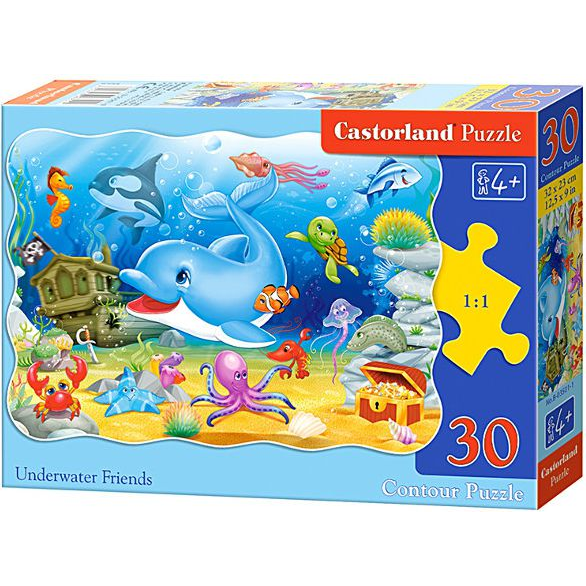 Castorland Underwater Friends 30 pcs Puzzle 30 pz Cartoni