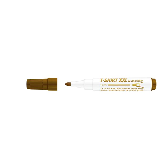 ICO XXL T-Shirt 1-3mm Textilmarker - Barna (9580088040)