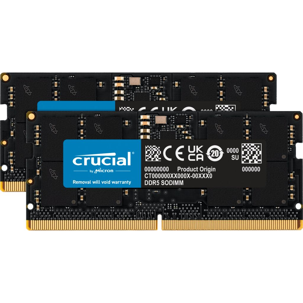Crucial CT2K24G56C46S5 DDR5 48GB 5600MHz SO-DIMM (CT2K24G56C46S5)