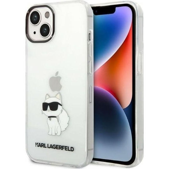 Karl Lagerfeld IML Choupette NFT hátlap tok Apple iPhone 14 Plus, átlátszó (KLD1234)