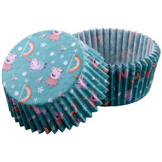 Dr. Oetker "Peppa Malac" sütőkosárkák, átmérő 5 cm, magasság 3 cm, 50 db, papír (2956)
