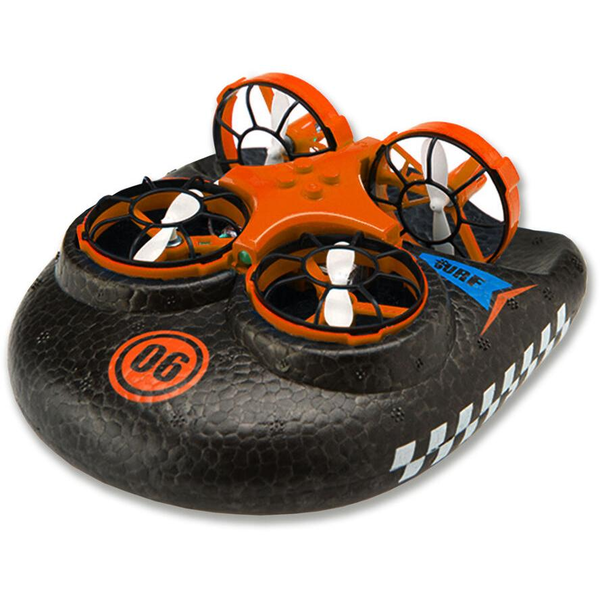 Amewi Trix - 3v1, RC dron, vznášedlo, loď, oranžový